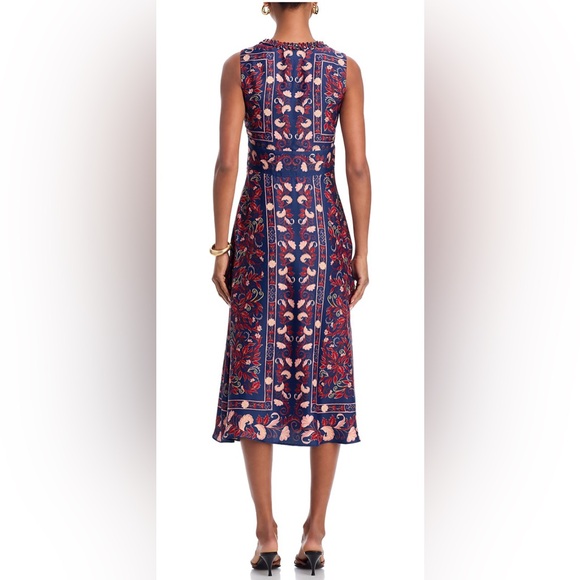 FARM Rio Boho Floral Scarf Midi Dress - Picture 4 of 6